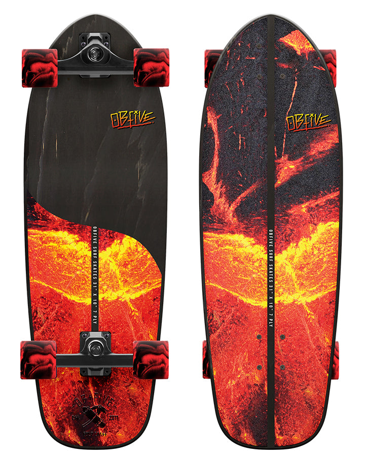 OBfive Magma Surf Skate RKP1 Skateboard - OBfive Skateboards