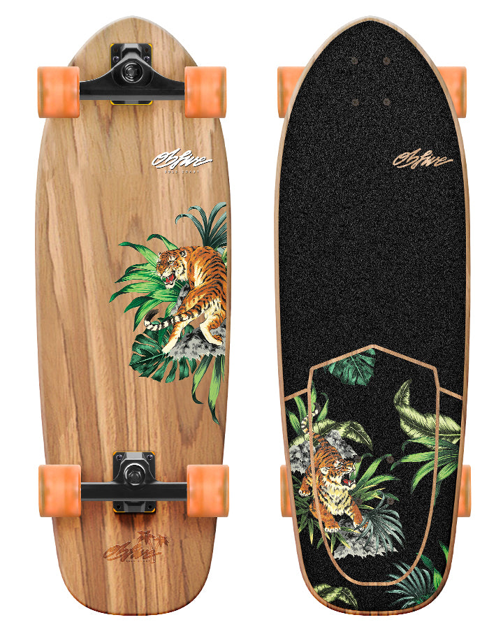 Psyched Tiger Surf Skate 31